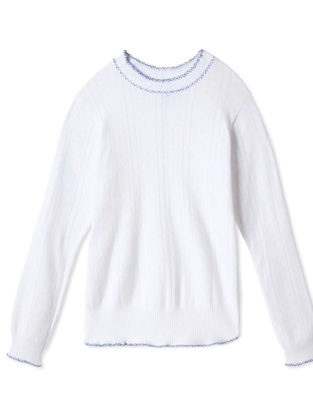 Pretties Venice Classic Crew Looong Relaxed Pointelle L/S